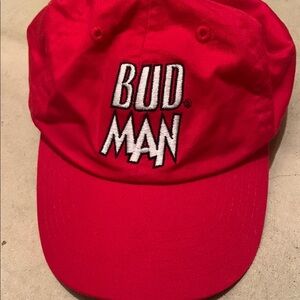 Bud Man Red Cap Budweiser